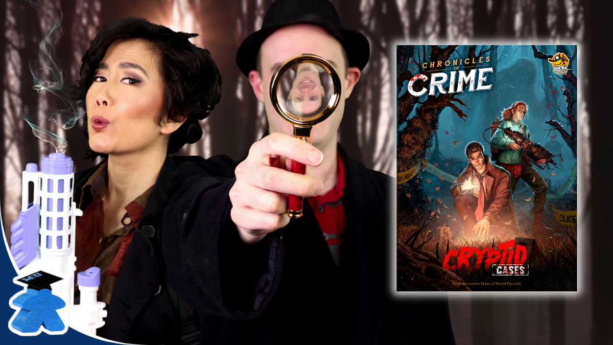 MeepleU's tweet photo. The new #ChroniclesOfCrime is almost here! The wait is almost over๐ #CryptidCases has some new twists as the previous ones in the series. Find Bigfoot, drop bear๐ and others, in this overview and sketch -
https://t.co/wDWJFTBFy0
@luckyduckgames @GoliathGamesUS https://t.co/u63VJZK8ky