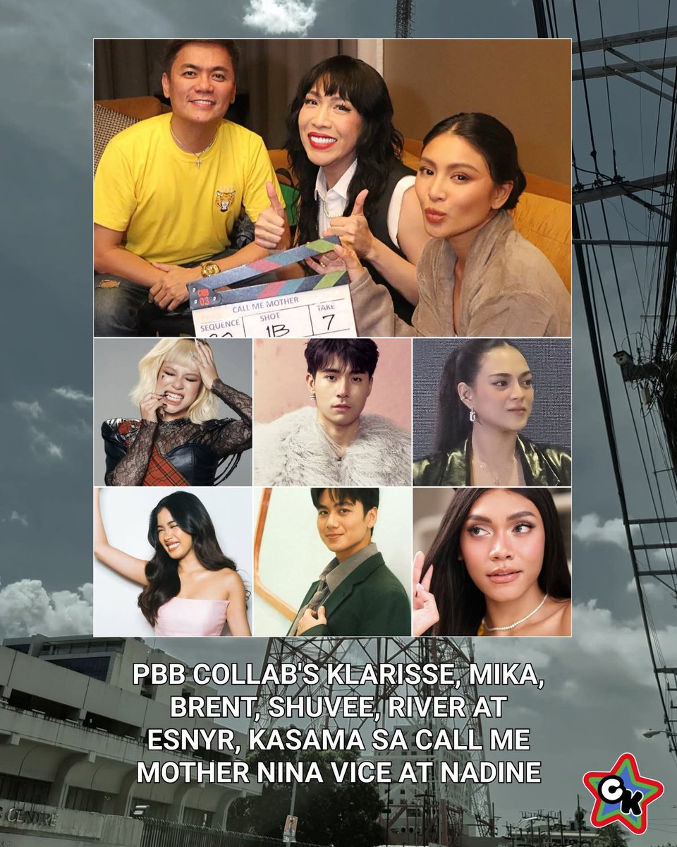CertKap's tweet image. Makakasama nina Meme Vice Ganda at Nadine Lustre ang #PBBCollab Ex-Housemates na sina Brent Manalo, Mika Salamanca, Shuvee Etrata, River Joseph, Esnyr at Nation's Mowm Klarisse De Guzman sa upcoming MMFF 51 entry na #CallMeMother na mapapalabas sa Disyembre 25.
- Admin R