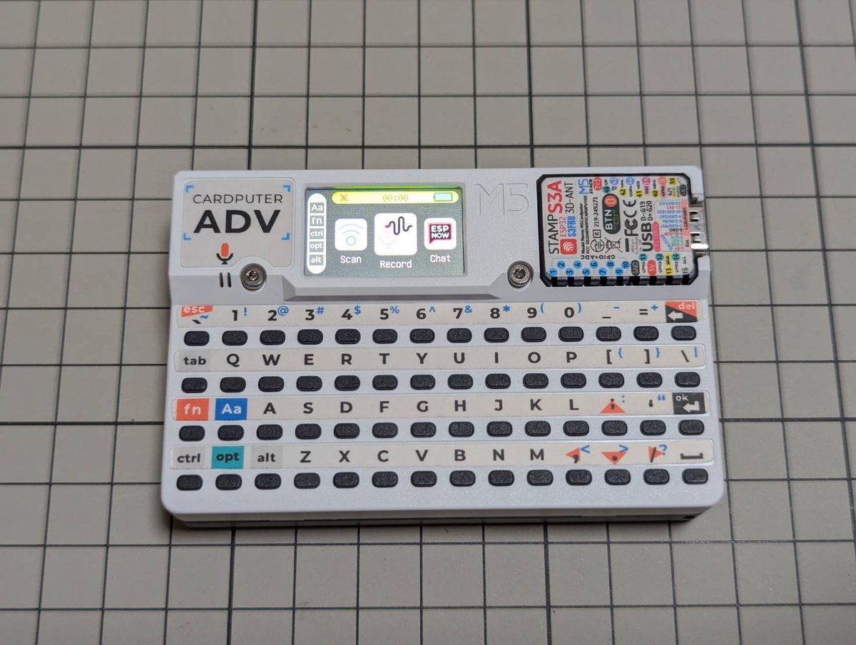 shikarunochi's tweet image. 来ました！Cardputer ADV！
何個あっても足りないATOM Lite/S3 Lite も補充です。
「M5Stack ボールペン」も、やっと入手～！
#M5Stack