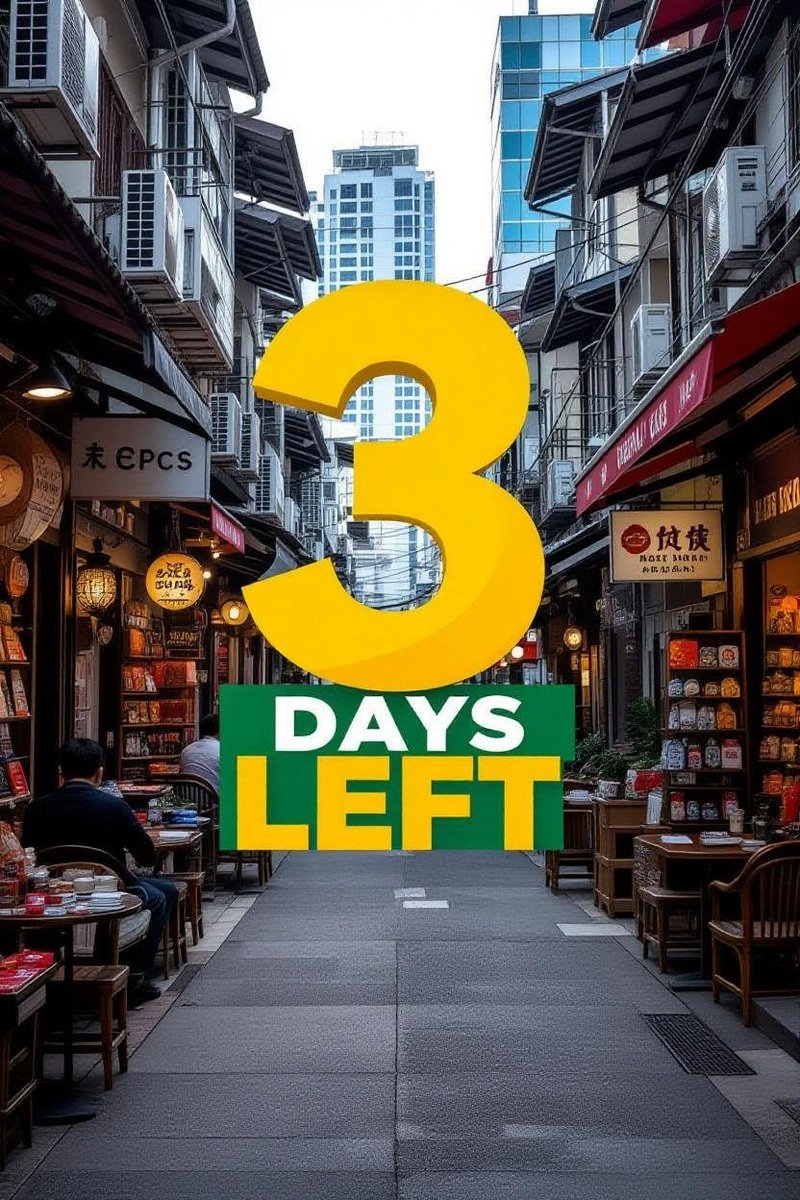 jack_mikols14's tweet photo. ⏳ 3 DAYS LEFT! ⏳

Ethicomart is on its way to reaching our 400K contribution goal! 🚀
Together, we can make this milestone possible  don’t miss your chance to be part of it. 💪✨
https://t.co/RUmn3Z1BSl
#Ethicomart #3DaysLeft #RoadTo400K #CommunityPower https://t.co/27HqRpqg9a