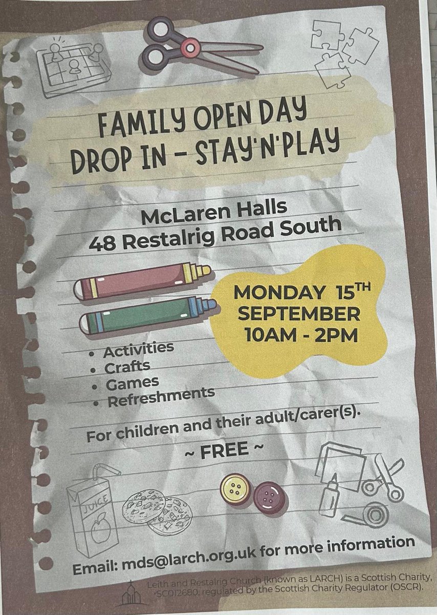 Looking for something to do this Monday holiday why not pop into McLaren Halls for the family 'Stay n Play' session with Larch  #childrenmustbeaccompaniedbyanadult #funforallthefamily #NOschool