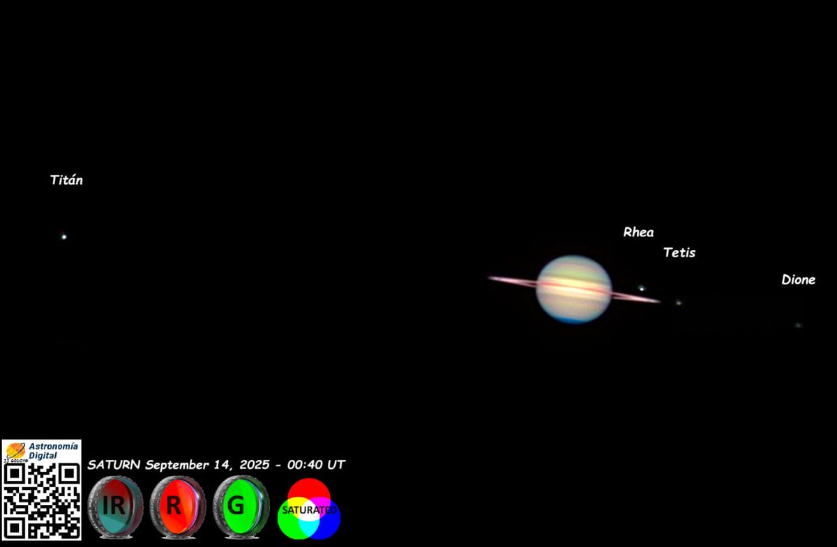 Desplazado al IR🪐
🔭Newton D254/F1200mm f/4
🔍Barlow Baader 2.25X
📸ZWO ASI 178MM🐒
🫧Baader Planetarium IR Pass 685nm + R + G
💾ASI Studio + AstroSurface + GIMP

#cielosESA <a href="/PlanetarioMad/">Planetario de Madrid</a> <a href="/ObservaUCM/">Observatorio UCM</a> <a href="/ObsCalarAlto/">Observatorio Astronómico de Calar Alto</a> <a href="/IAC_Astrofisica/">IAC Astrofísica</a> <a href="/apod/">Astronomy Picture of the Day</a> <a href="/apod_daily/">Astronomy Picture of the Day</a> <a href="/IGN_RObsMadrid/">Real Observatorio</a> <a href="/Jessica_BC1/">Jessica Baquerizo</a>