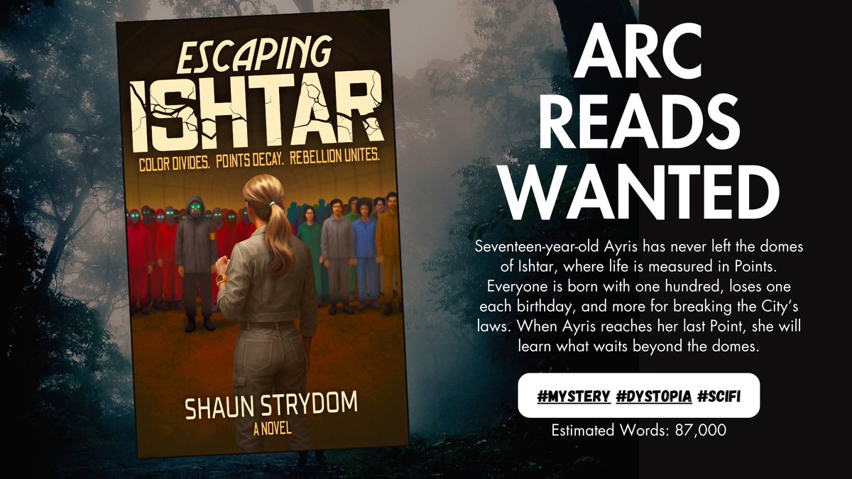 LOOKING FOR ARC READERS for a SCIFI THRILLER by <a href="/shaunstrydom/">Shaun Strydom</a> 
 
APPLY: penpinery.com/ShaunEsEs/esca…