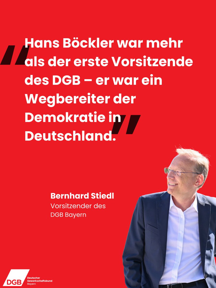 Am Tag d. offenen Denkmals erinnert Trautskirchen an Hans Böckler, 1.Vorsitzenden des DGB. Ich durfte ein Grußwort sprechen &amp; Böckler-Geburtshaus besuchen. Sein Vermächtnis: Mitbestimmung.Tarifautonomie.Soziale Sicherheit.
Seine Botschaft bleibt aktuell: Solidarität=Zusammenhalt