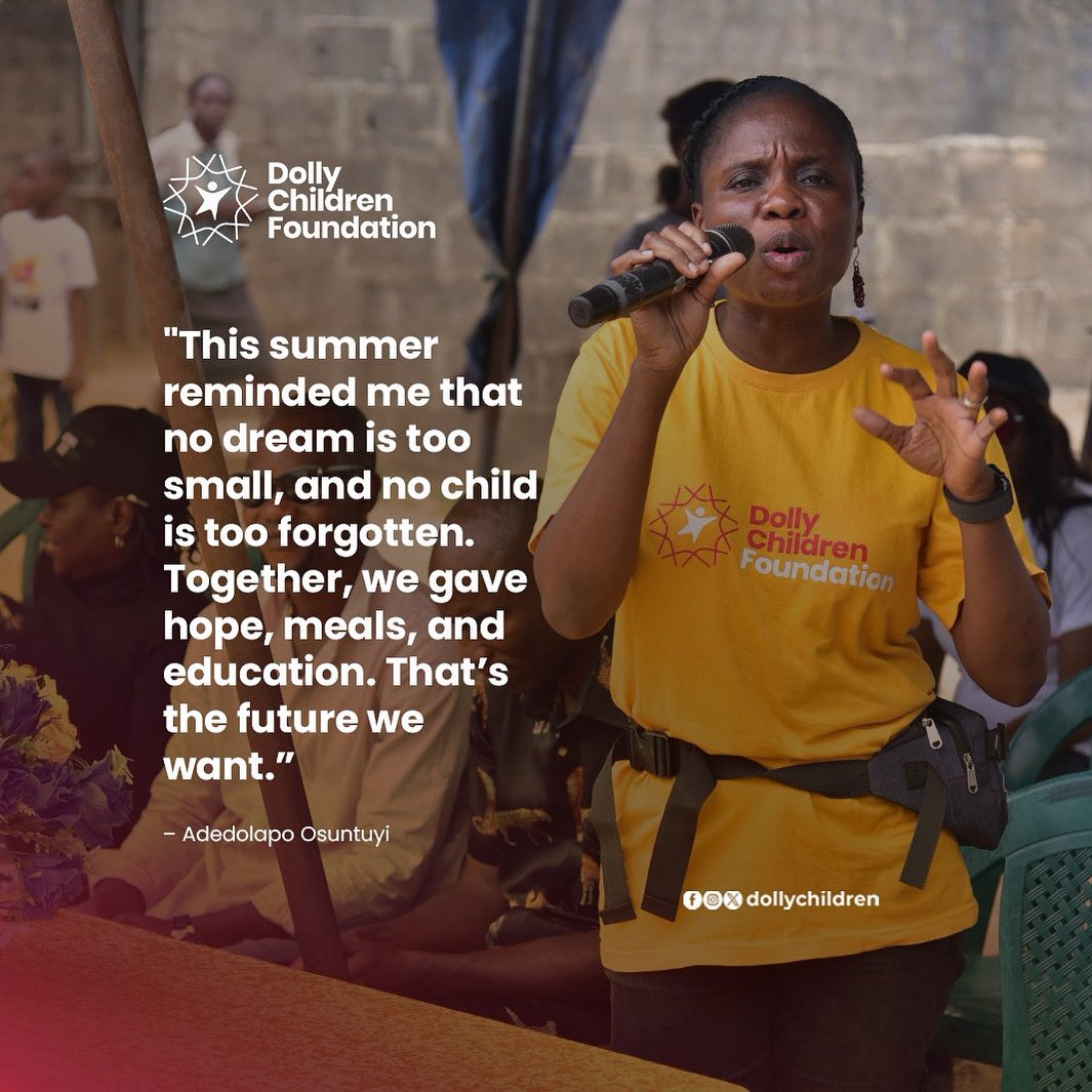In the words of our Founder <a href="/adedolapo5/">iamadedolapo</a>  , “No dream is too small &amp; no child forgotten.” 

Summer 9.0 showed us this truth. As schools reopen tomorrow, our kids walk in with confidence, skills &amp; hope. 

#BackToSchool #DCFImpact