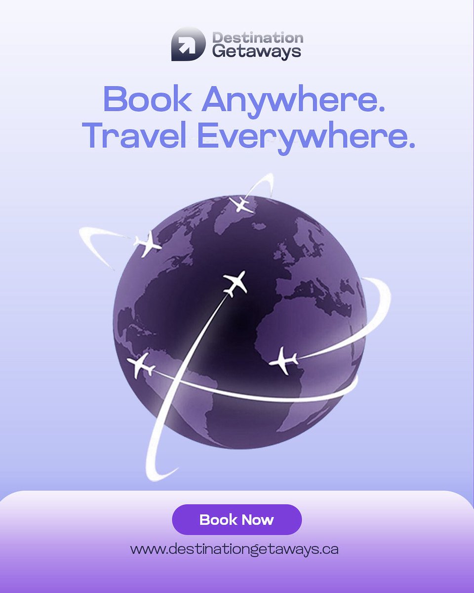 destinationgeta's tweet photo. 🌍🛫 Book anywhere, travel everywhere at lower costs through Destination Getaways! Your perfect trip is a click away—book today! ✨🌴 #TravelEverywhere #LuxuryResorts #AffordableTravel #DestinationGetaways #BookThroughUs #GlobalAdventures https://t.co/xIVXxOFYjl