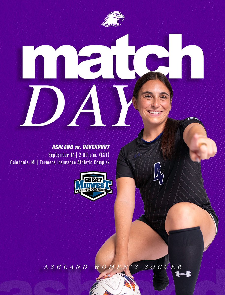 𝙈𝙖𝙩𝙘𝙝 𝘿𝙖𝙮

🆚 Davenport
📍Caledonia, MI @ Farmers Insurance Athletic Complex
⏱️ 2:00PM (EST)

#RTS
