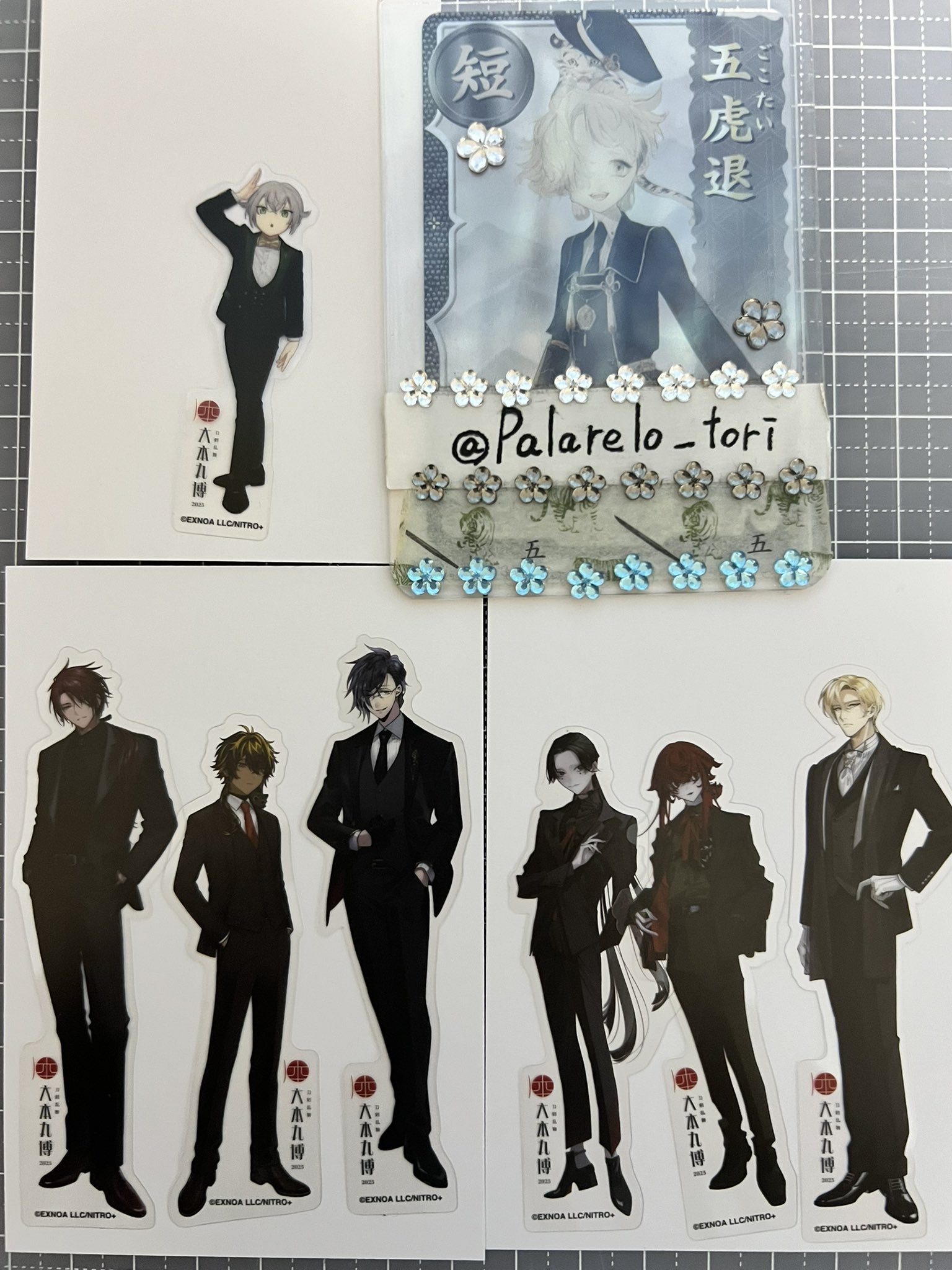刀剣乱舞 大本丸博 五虎退 セット 刀剣乱舞 とうらぶ 五虎退 クリアカード ポストカード セット 大