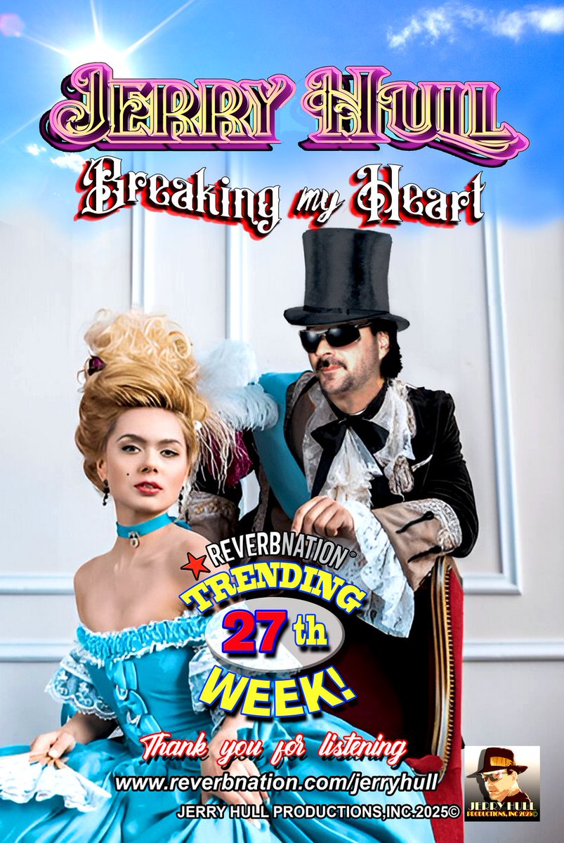 🎼#𝐓𝐫𝐞𝐧𝐝𝐢𝐧𝐠【𝟐𝟕𝐭𝐡 𝐖𝐄𝐄𝐊!】over 𝟔 𝐦𝐨𝐧𝐭𝐡𝐬! #𝐉𝐄𝐑𝐑𝐘𝐇𝐔𝐋𝐋's #𝐥𝐚𝐭𝐞𝐬𝐭 #𝘀𝗶𝗻𝗴𝗹𝗲 "𝐁𝐫𝐞𝐚𝐤𝐢𝐧𝐠 𝐌𝐲 𝐇𝐞𝐚𝐫𝐭 𝟐𝟎𝟐𝟓©" ffm.to/breakingheart from “𝐒𝐞𝐚𝐫𝐜𝐡𝐢𝐧𝐠 𝐑𝐨𝐮𝐧𝐝 𝐭𝐡𝐞 𝐖𝐨𝐫𝐥𝐝!” ffm.to/searchworldalb… #folk #pop