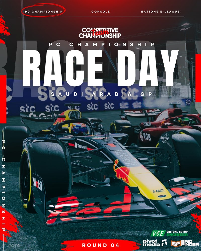 CTChampionship_'s tweet image. It's Race Day 👈

🇸🇦 8pm CET 
🎙 @coreyadambrooks
🎙 @PineyPenguin

Round 4️⃣ PC Championship 

Check it Out ⤵️
youtube.com/c/LeagueRacing… 

@GridFinder @PivotMediaGG @LeagueRacingTV

#F125 #CTC