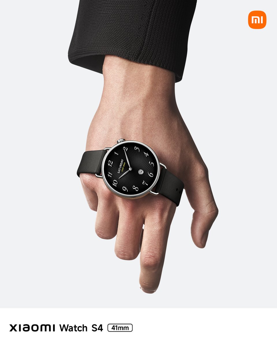 Xiaomi's tweet photo. Elegance at a glance. ✨
The all-new Xiaomi Watch S4 41mm is sleek and made to shine, debuting at Xiaomi Launch Leaks. https://t.co/NSb6HgB8SD
