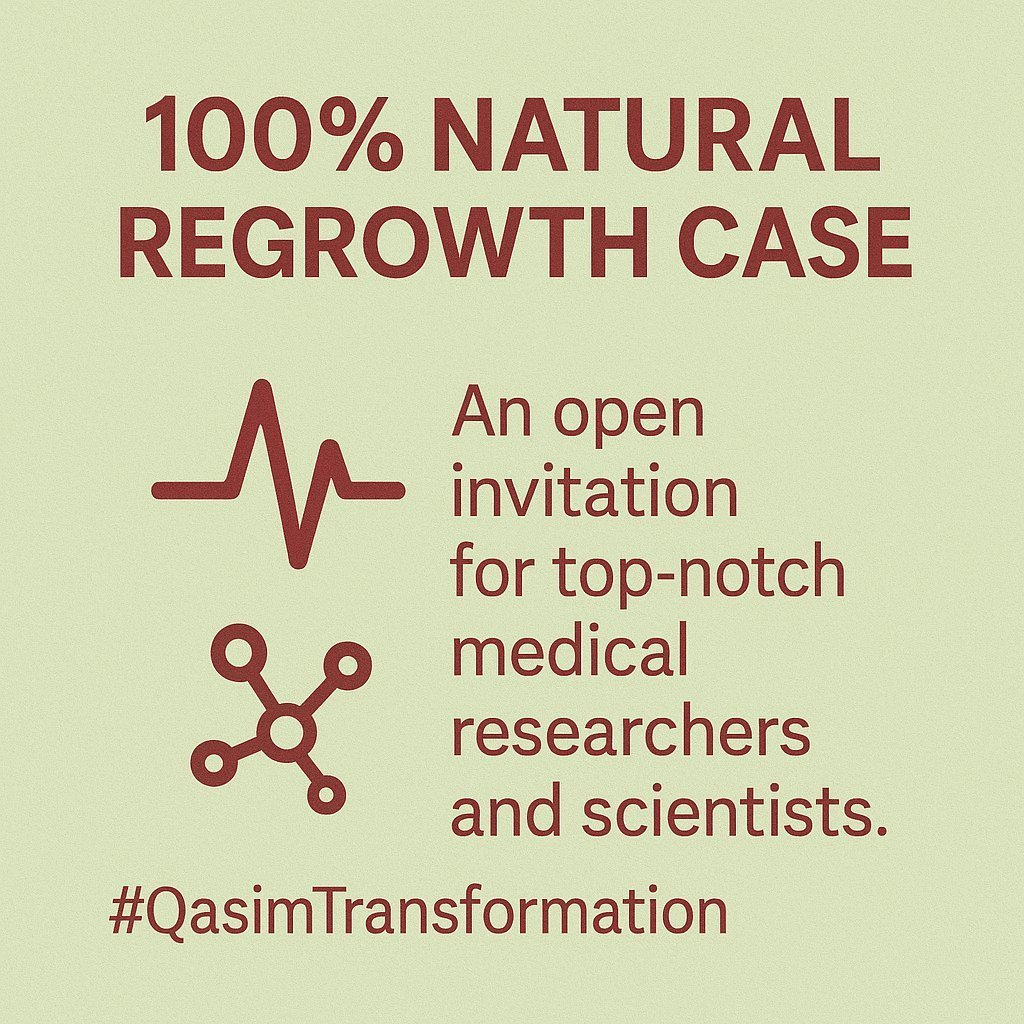 With no modern treatment involved, Muhammad Qasim’s hair is returning in a steady, visible way. Muhammad Qasim