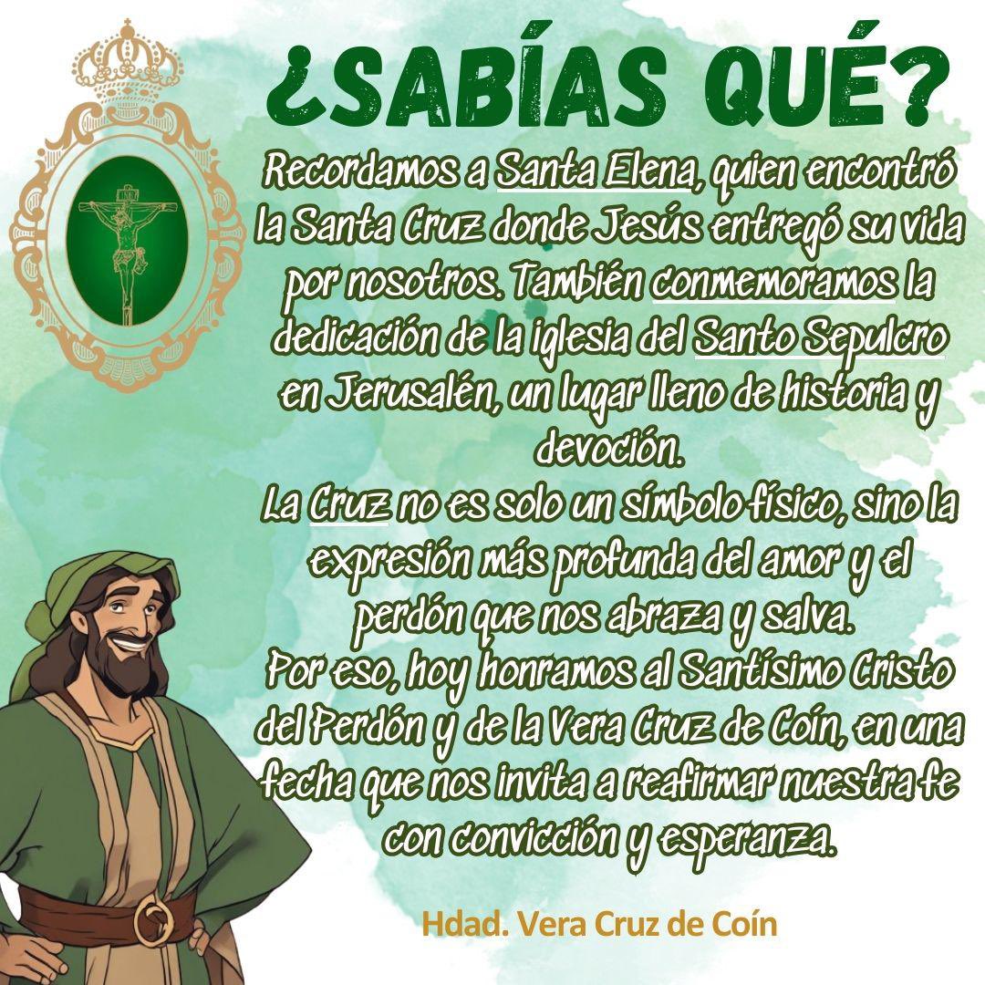 CoinVeraCruz's tweet photo. ¿𝐒𝐚𝐛𝐢́𝐚𝐬 𝐪𝐮𝐞? 🤔 

Descubre por qué el 𝟏𝟒 𝐝𝐞 𝐬𝐞𝐩𝐭𝐢𝐞𝐦𝐛𝐫𝐞 es una fecha tan especial en la Iglesia y para los cristianos ...

#hdadveracruzcoin #exaltacióndelasantacruz 
#14deseptiembre #Coín #cofradíasmlg https://t.co/vYpuIFBruY