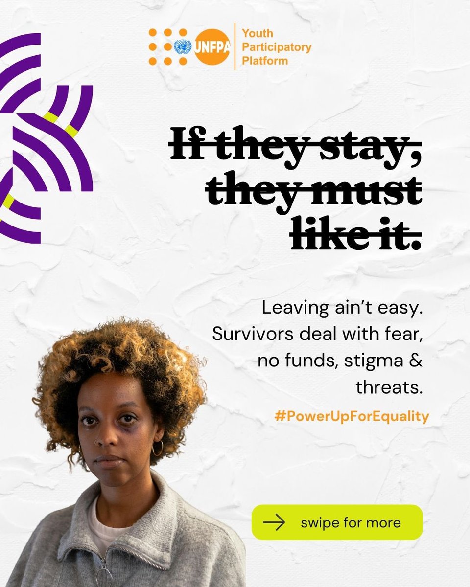 GBV myths? We don’t do that here. 🚫
Time to unlearn, relearn &amp; take action.
Which myth shocked you the most? 👀

#PowerUpForEquality
#PowerUpNigeria
#SRH4U
#EqualityNow 

 🧵