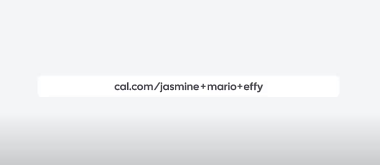 calcom's tweet photo. Unfamiliar with our Dynamic Group Links feature?

Now you can add a "+" between usernames (calcom/peer+bailey) and instantly create a collective event.

Need to loop in a sales person, engineer, and assistant all at once? Now you can.

Works with as many usernames as you want, until slots run out!