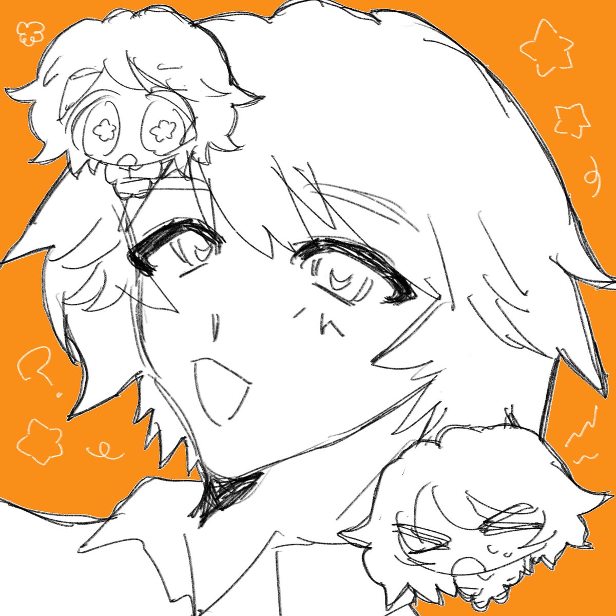 めっちゃ前に描いて放置してたカインくん（のつもり）をどさくさに紛れて投下