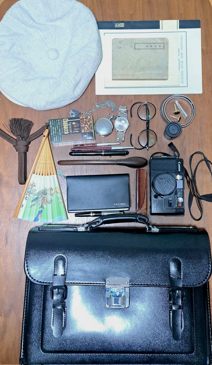 一般的な史学生の携行物。