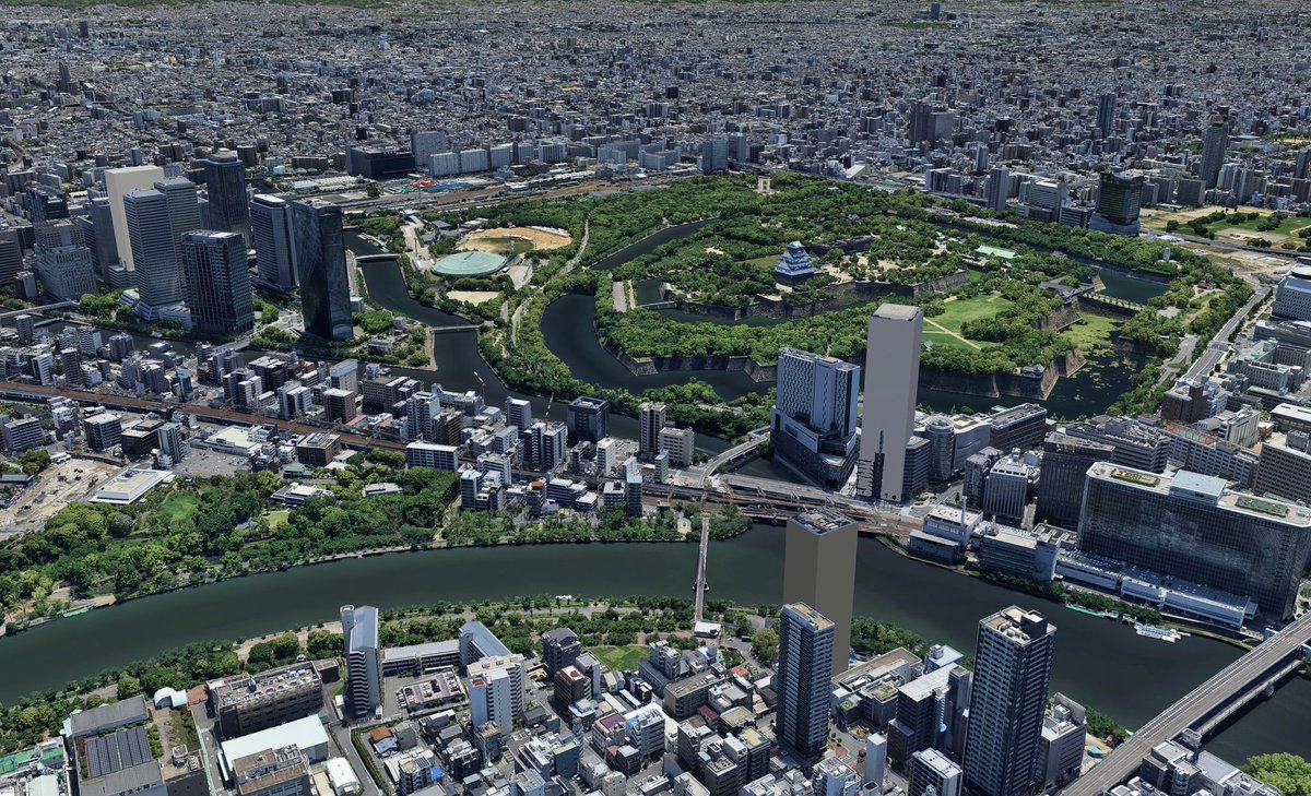 osaka_deve's tweet photo. 【新報】

テレビ大阪跡地再開発は，
地上39階・高さ155mのタワマン！

予想以上の規模に驚きました…

天満橋エリアでは最も高い建築となり，大阪城公園や梅田・中之島の摩天楼を一望出来そうです！

都市再生緊急整備地域指定により高層化が進む天満橋，次は京阪天満橋駅の再開発に期待！ https://t.co/Qr0wdLHhjf