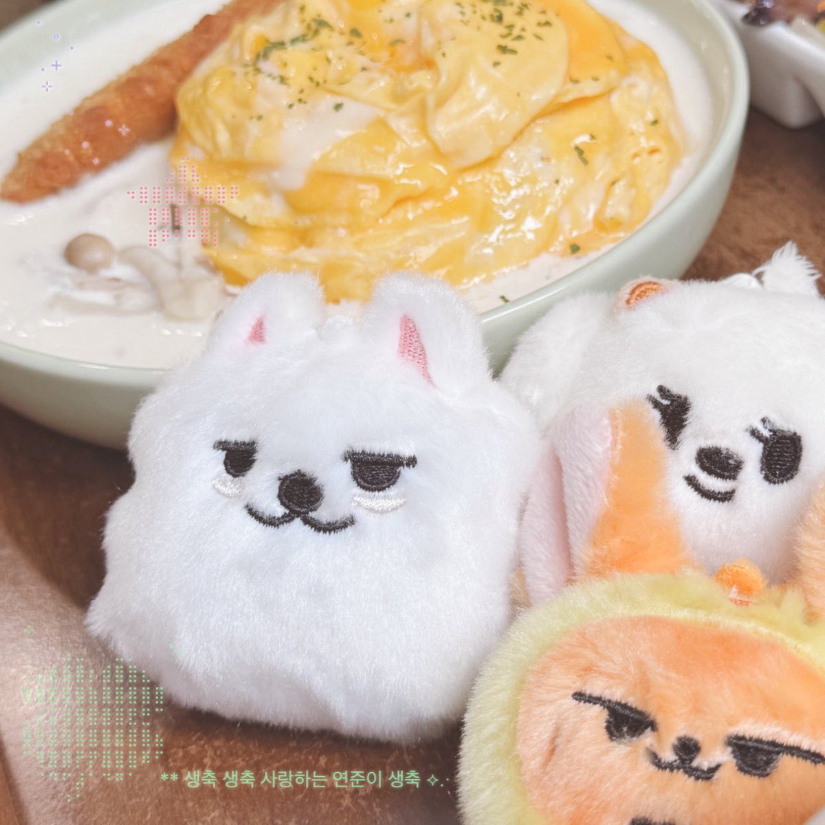 你們就是美味白醬蛋包飯組合♡