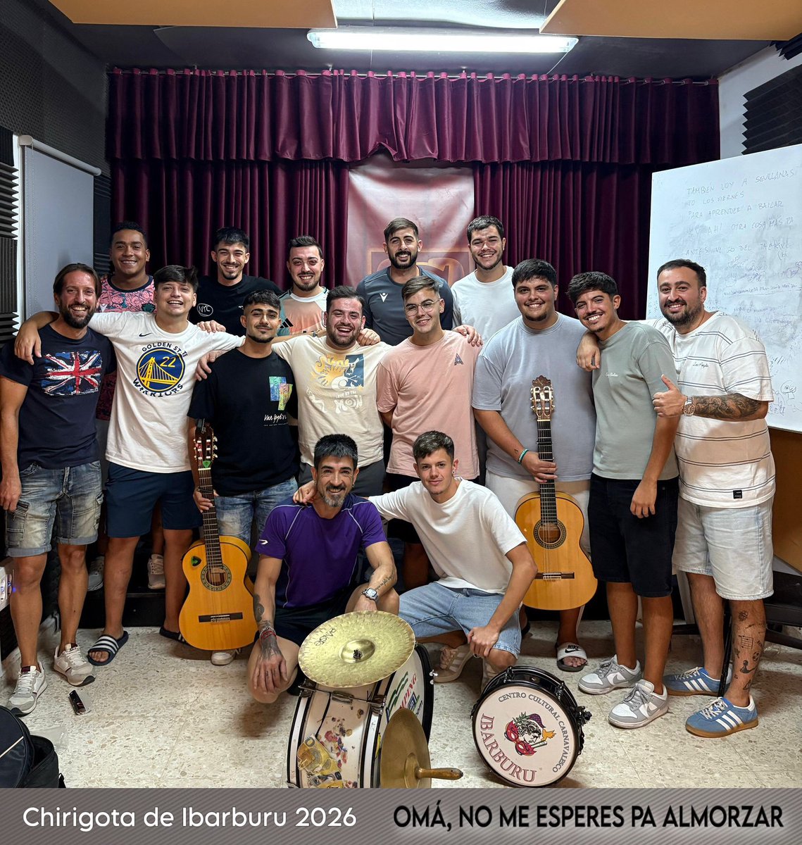 La 𝐅𝐎𝐓𝐎 📸

Este será el grupo para el carnaval 2026.

#COAC2026 #Carnaval #Ibarburu