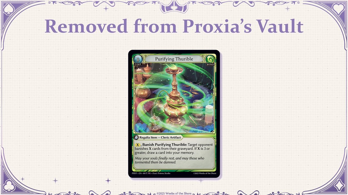 The latest Ban & Restricted update is releasing tomorrow