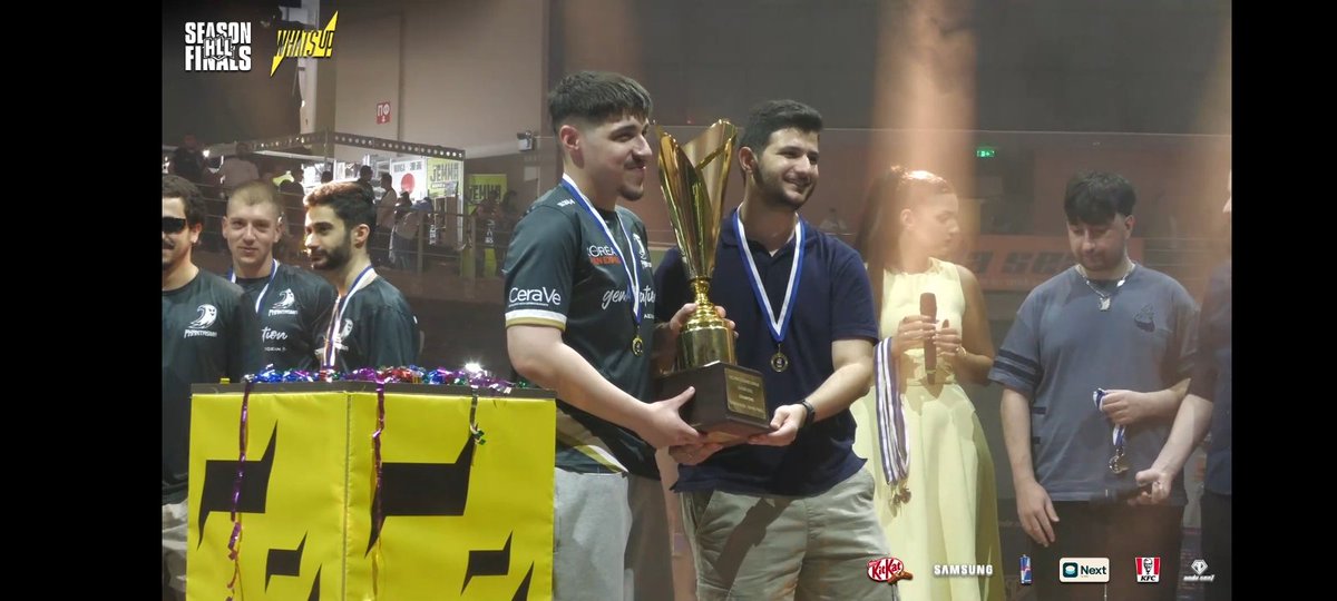 4/4🏆🏆🏆🏆

We complete the Greek golden road by winning every single trophy this year

Incredibly proud of everyone and a huge thanks to all of you for the support 🫡

EMEA next, see you soon👻