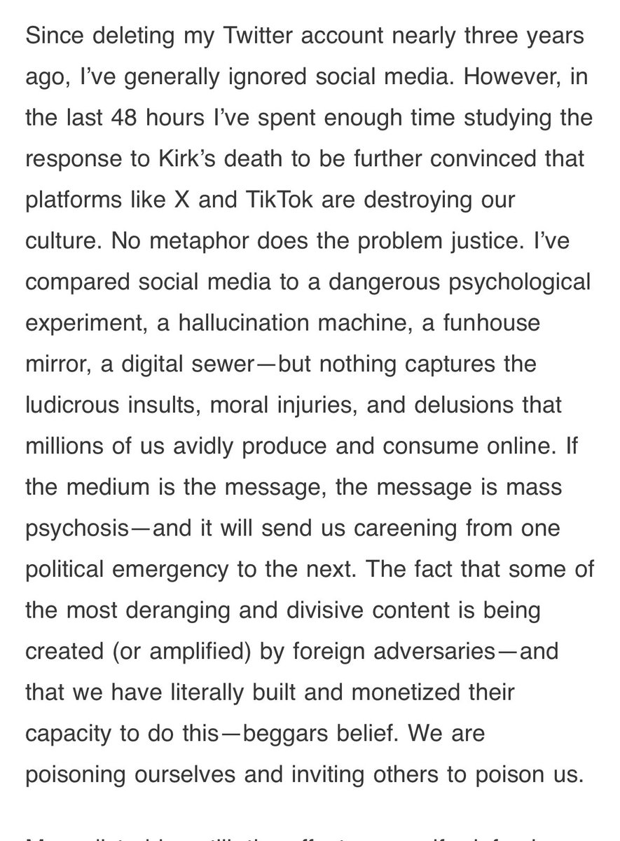 Sam Harris, love him or hate him, has a point here…