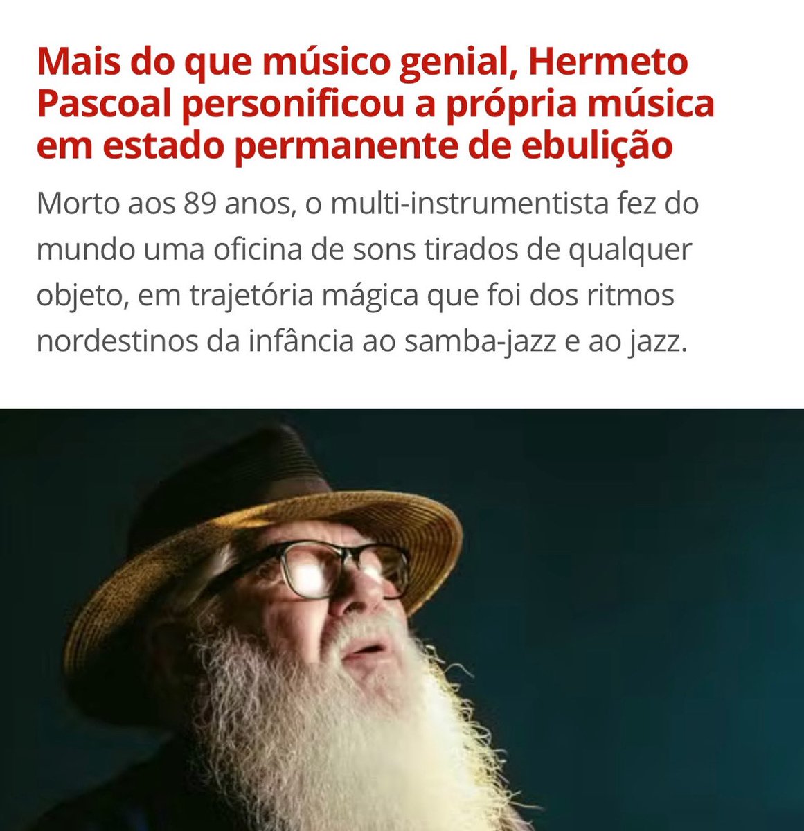 A música livre de Hermeto: g1.globo.com/pop-arte/music…