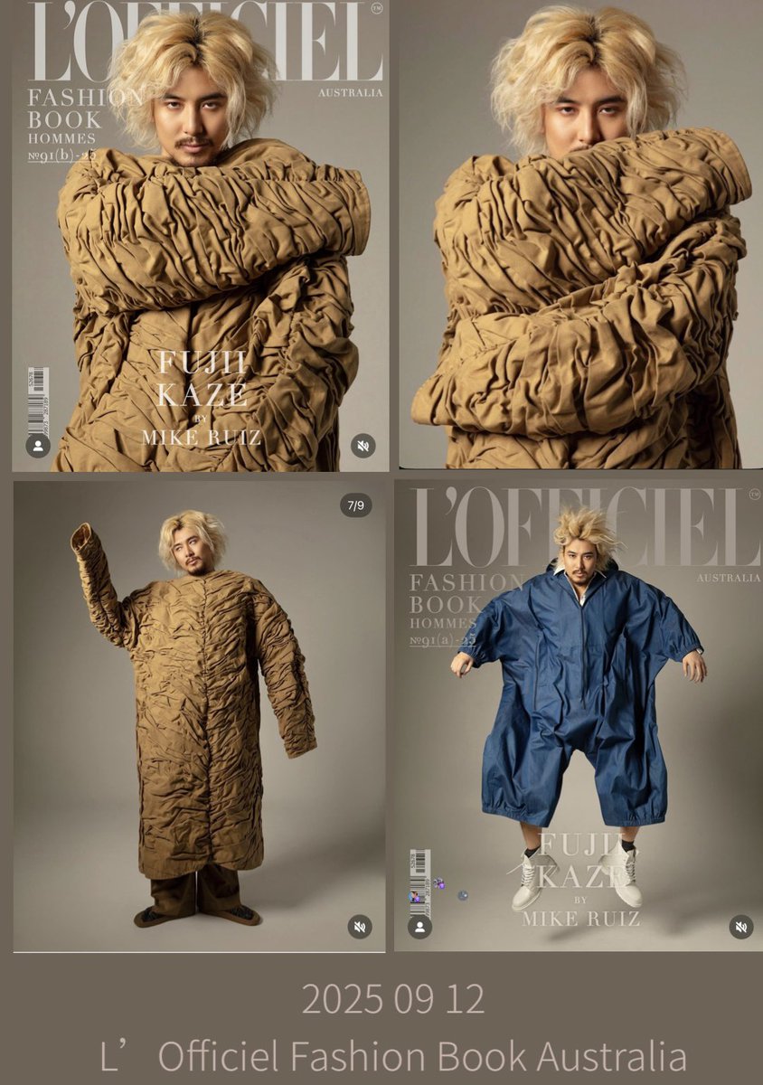 藤井風表紙
「  L’OFFICIEL Australia  」

これって日本で買えるのかな。
Amazonチェックしてみよ
🔗amzn.to/46CjyTx

#藤井風