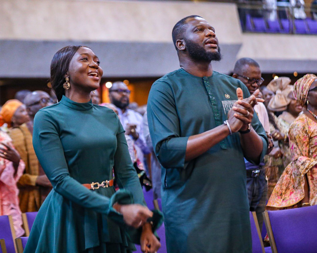 Today’s service was marked by a special time of prayer. God is doing great things in our midst