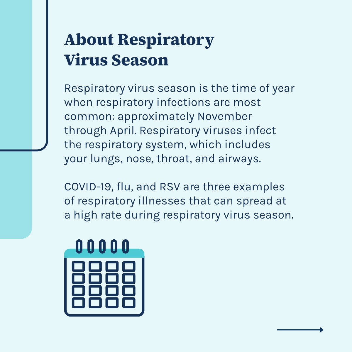 MoCoDHHS's tweet image. Now’s the time to start preparing for the upcoming respiratory virus season. Swipe to learn more about respiratory viruses, the importance of vaccination, and the science behind keeping our vaccines safe and effective.