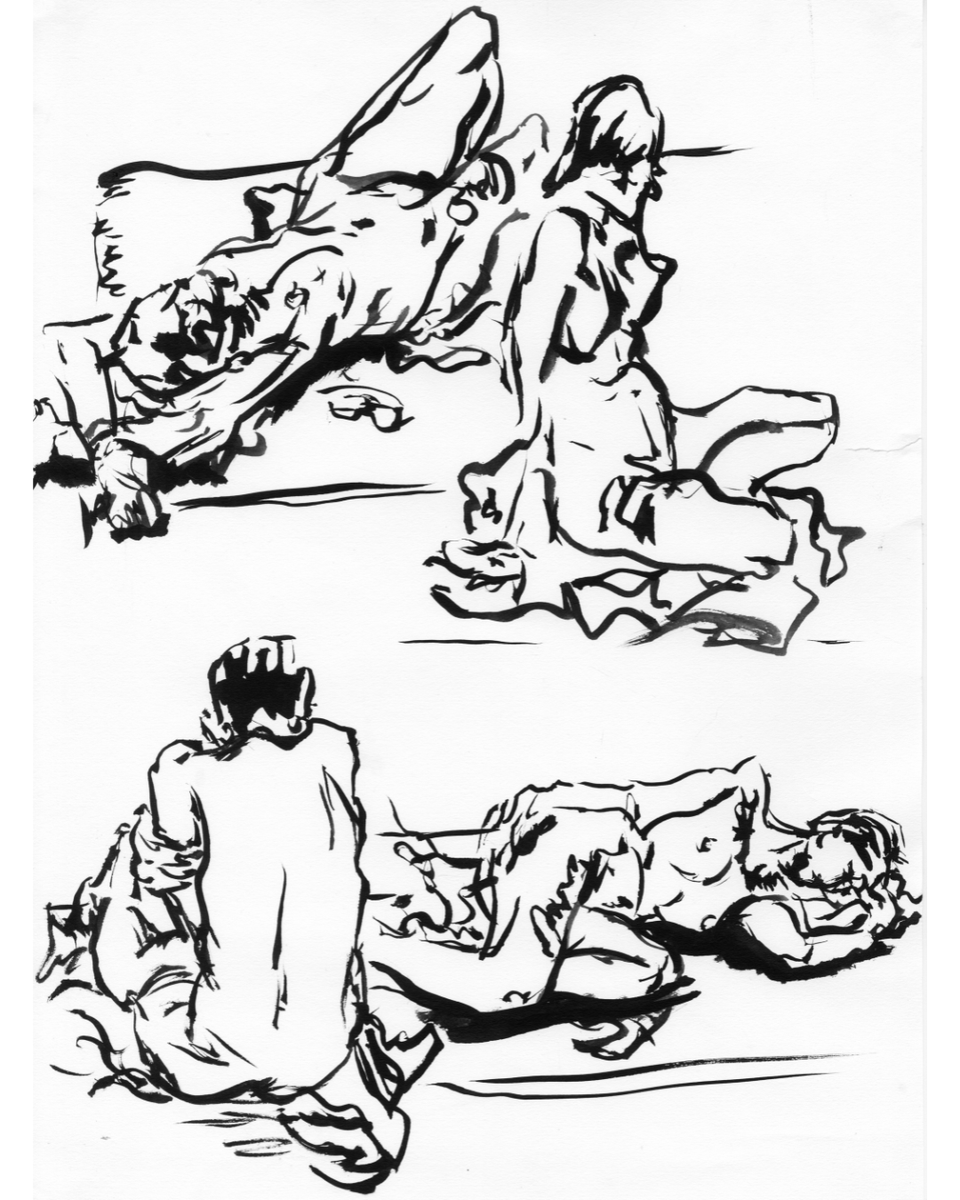 Now available to buy on Etsy: 'Life Drawing I', Signed limited edition giclee print (A4) on Fine Art Rag paper 285gsm, 100% Cotton. 45 / 50 remaining.

£40 each, including free P&amp;P. 

rebeccagarrardart.etsy.com/uk/listing/436…

#fineart #gicleeprints #inkpainting #lifedrawing #artforsale