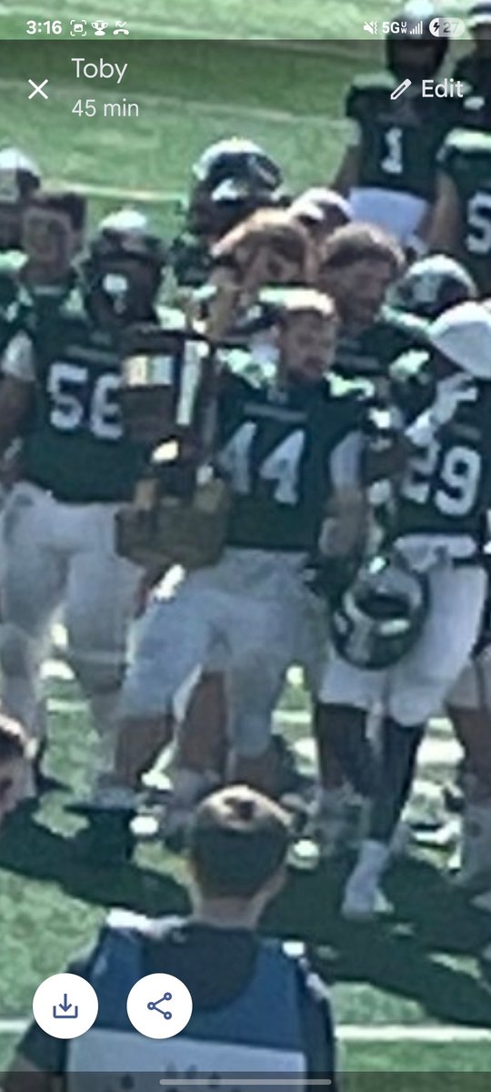 Congratulations <a href="/CastletonFB/">Castleton Football</a> and <a href="/IOufiero/">Isaiah oufiero</a> for keeping the Bucket at  the Castle for another year !
#SapBucket