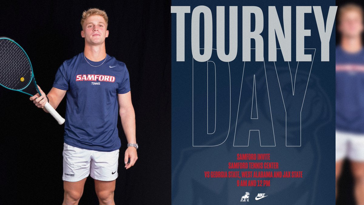 Samford Invite Day 3 ‼️ 

📍 Samford Tennis Center
🕑  9 AM &amp; 12 PM

#AllForSAMford