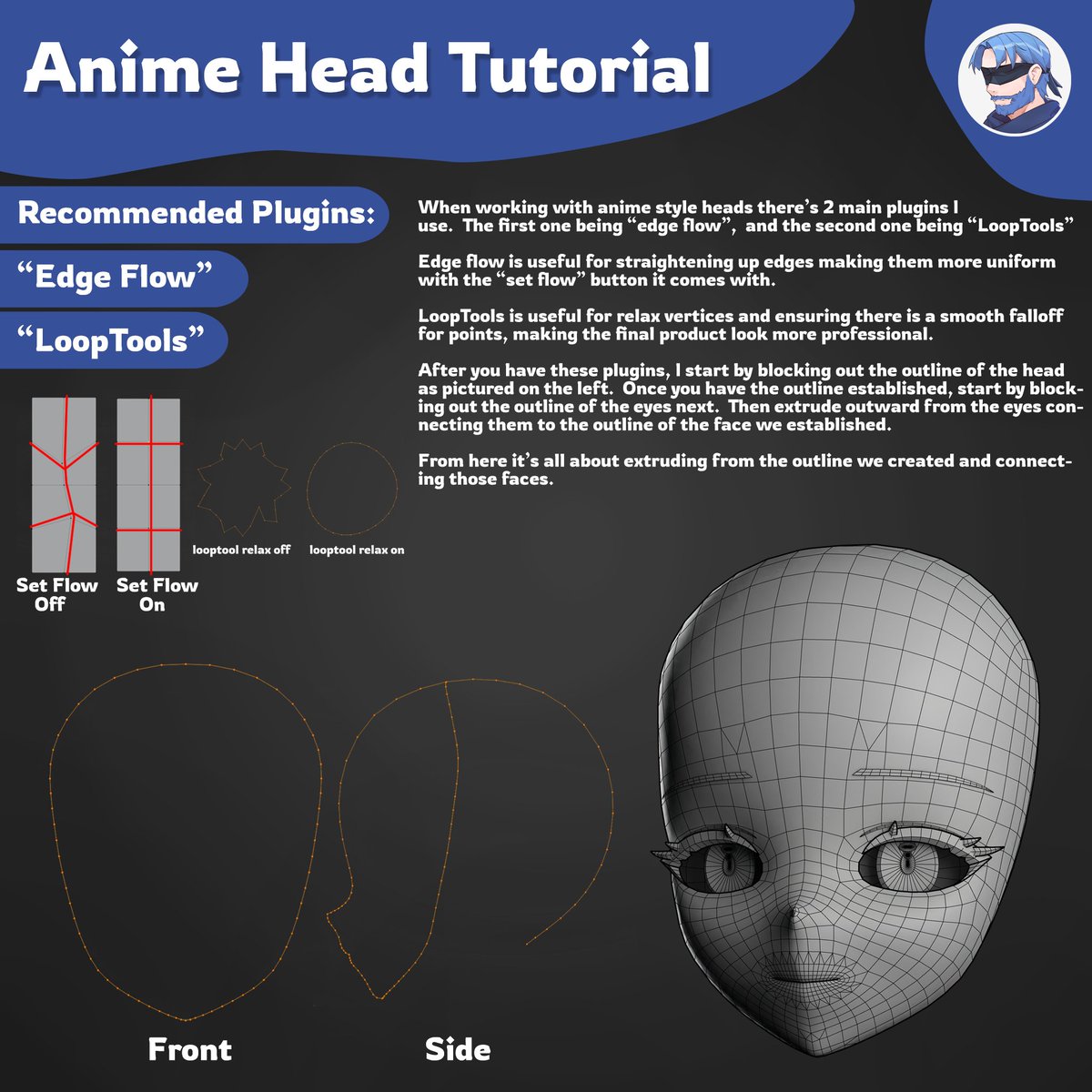 -3D ART Tip of The Day! 🗣️📣

-Make Anime Heads 🤯
