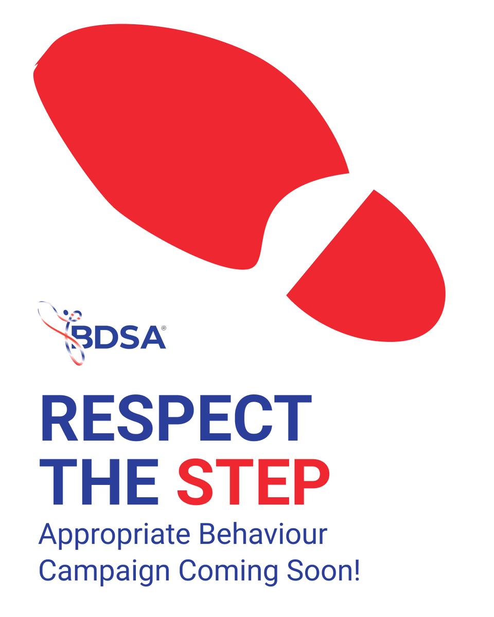 On Monday, BDSA launches "Respect the Step: Teaching with Integrity in Dance Sport"  💃🕺

Promoting safe, transparent &amp; empowering DanceSport spaces.

#BDSARespectTheStep #BDSADanceWithConsent #BDSASafeStudios #BDSATeachWithIntegrity
