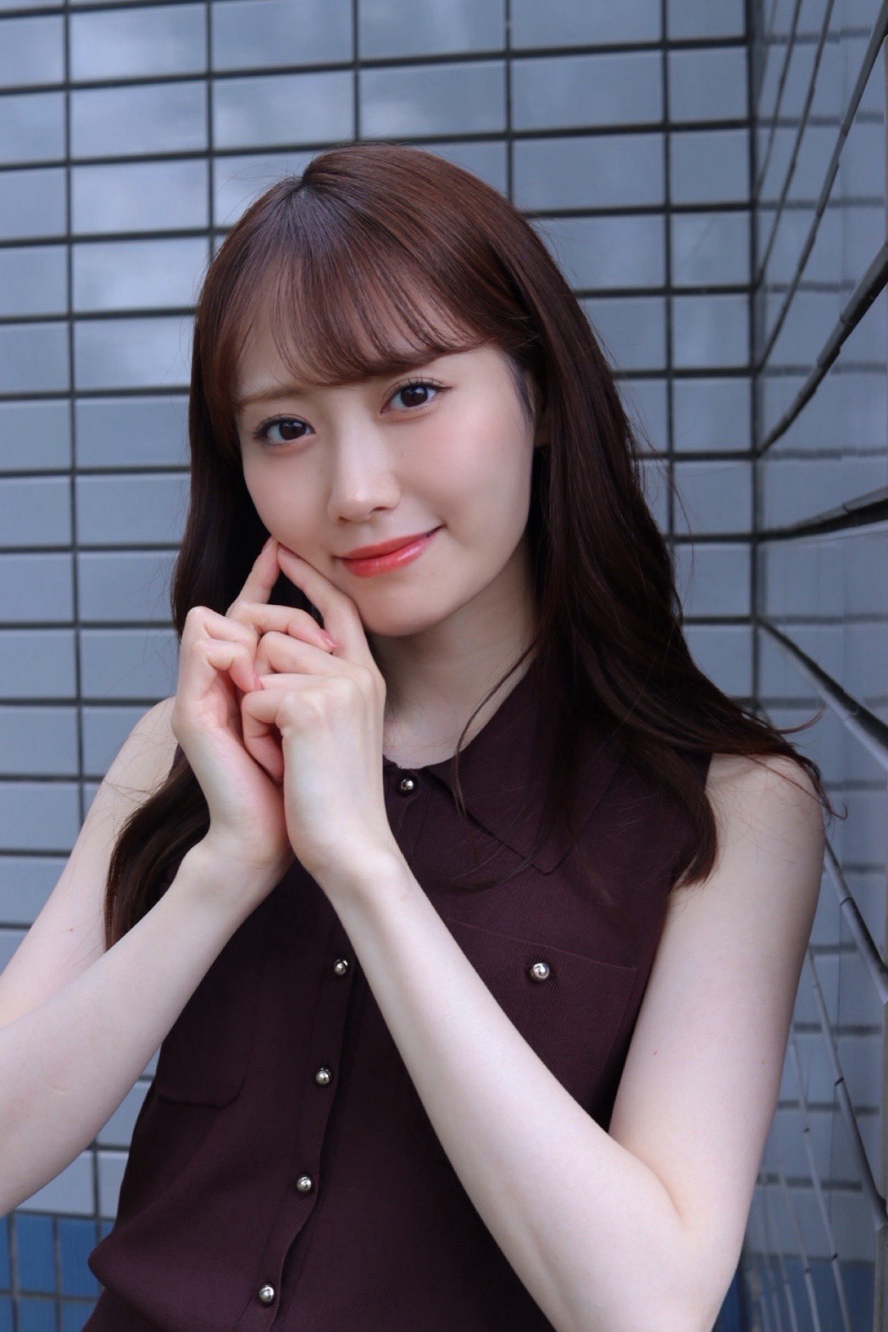 NGT48☆西潟茉莉奈☆直筆サイン入りでか缶バッジ☆希望列車