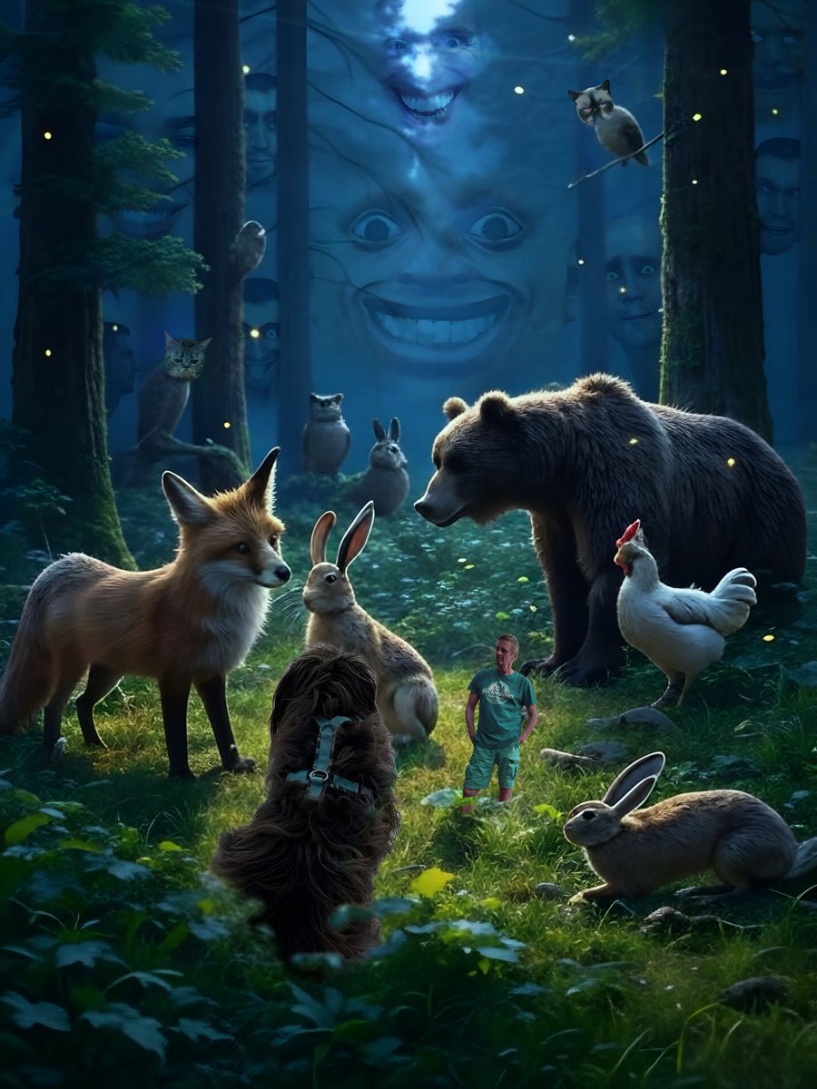 Nachts

+++++++++++++++++

Nachts. Zur Ruh‘ kommt Mensch und Vieh.
Jetzt öffnen sich die Pforten
zu all den rätselhaften Orten
der Gaukelei und Fantasie,

Wo Pflanzen sprechen, Tiere singen,
Geistgesichter in den Bäumen 
oder deren Zwischenräumen 
wunderliche Träume