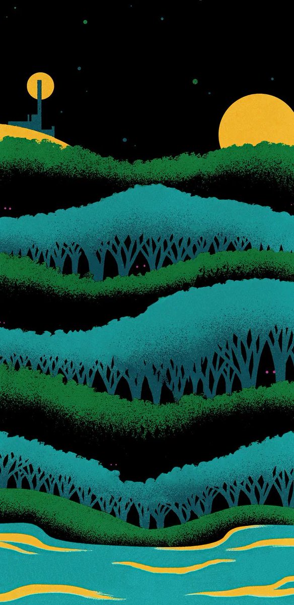 SciFiArchives's tweet image. Jim Tierney’s Dune book cover art to use as phone backgrounds