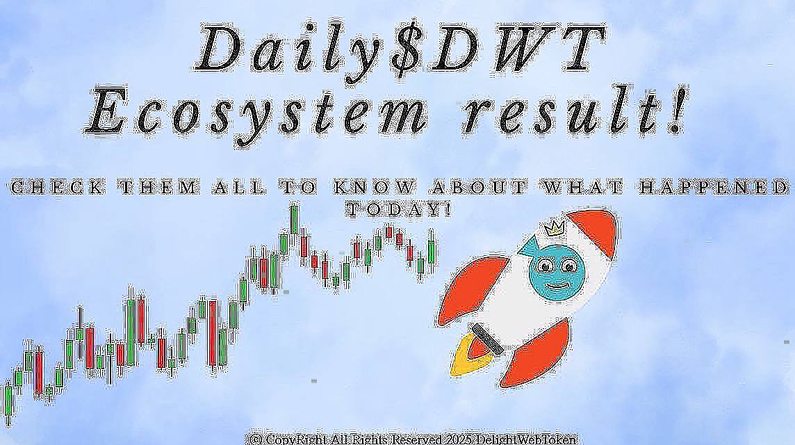 DelightWebToken's tweet image. 📅Daily $DWT Ecosystem result ! 
💡Total $DWT Holder : 2902
🏷Market Price : 0.000000025644
⛓️ Liquidity : $5,660
🔥Burnt $DWT : 0
💎Daily Foundation Profit : $0
Keep building for $DWT 🚀🚀