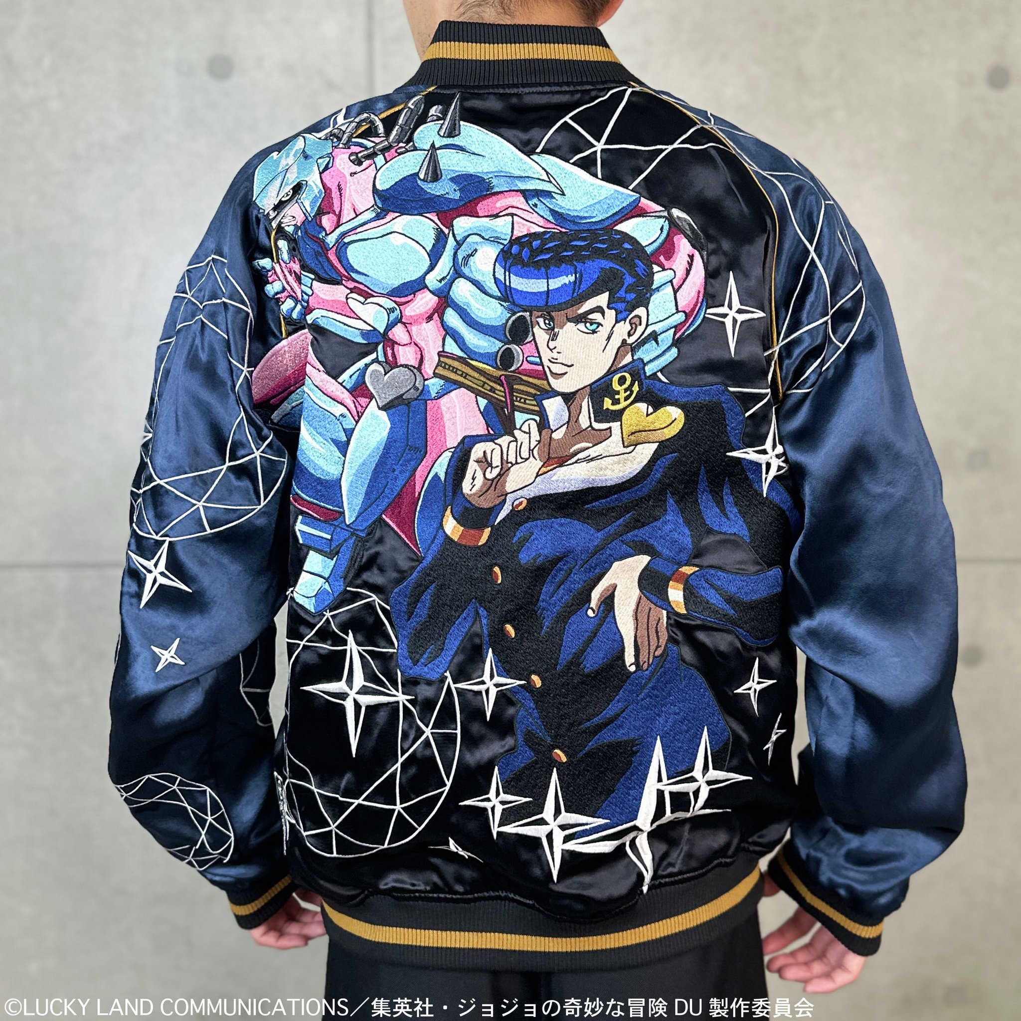 しまむら ジョジョコラボ 吉良吉影 キラークイーン スタジャン しまむら ジョジョコラボ 吉良吉影 キラークイーン スタジャン アニメ