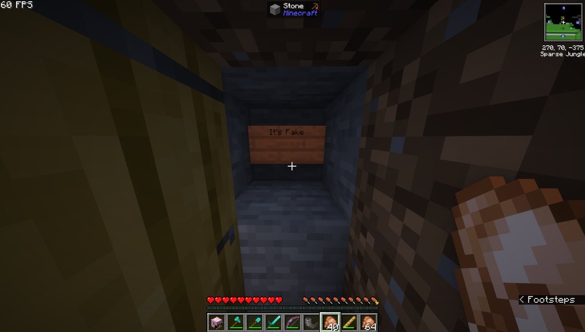 pitagora's house in minecraft 🤨