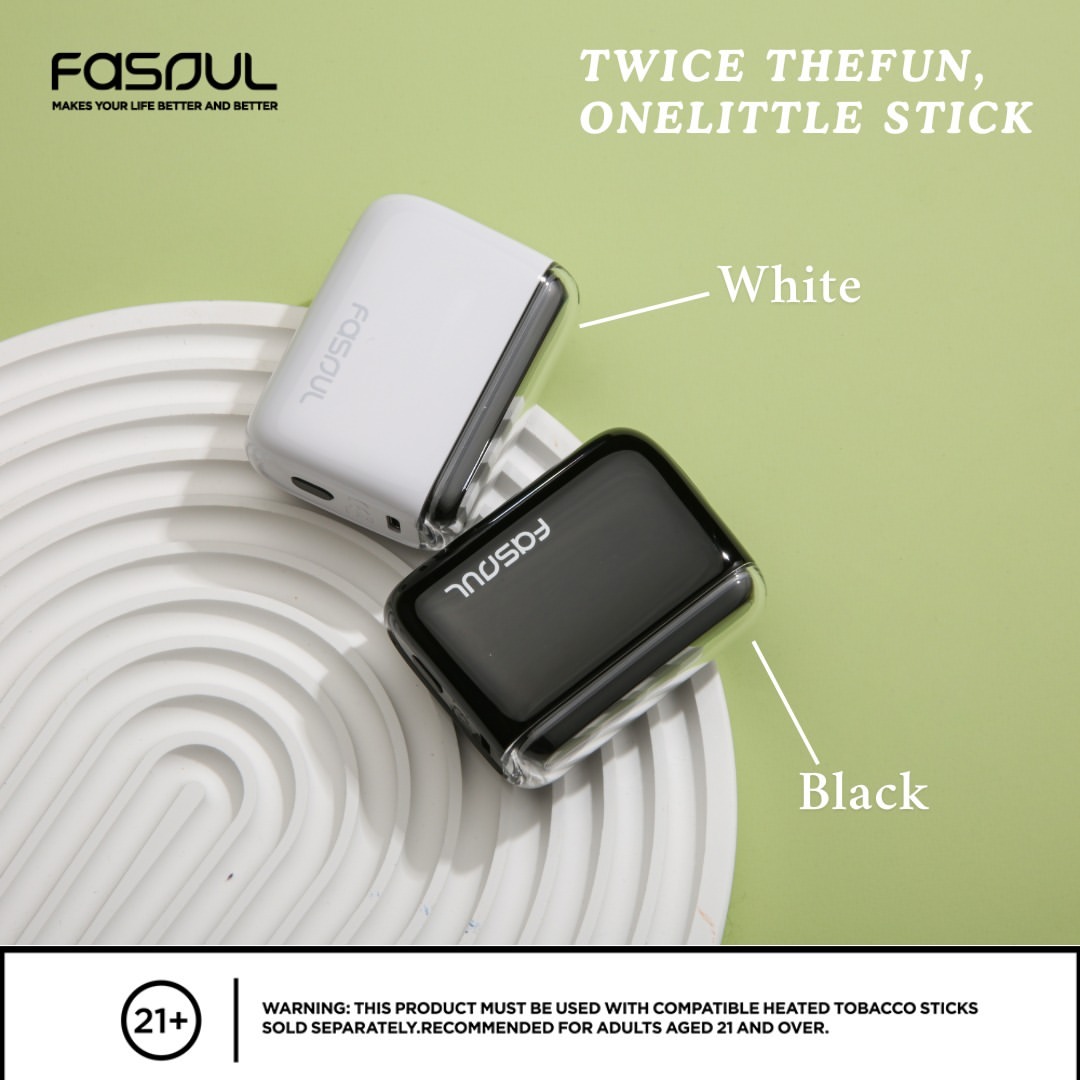 FASOUL_GLOBAL's tweet image. Fasoul Q1 | Black & White—sleek, simple, and effortlessly stylish. Minimal on the outside, mighty on the inside.
🔘 15 sticks per charge
🔘 Full-info LCD screen
🔘 3D wrap-around heating
🔘 Type-C fast charging
#FasoulQ1 #HeatedTobacco #CompactDesign #MinimalStyle #VapeTech