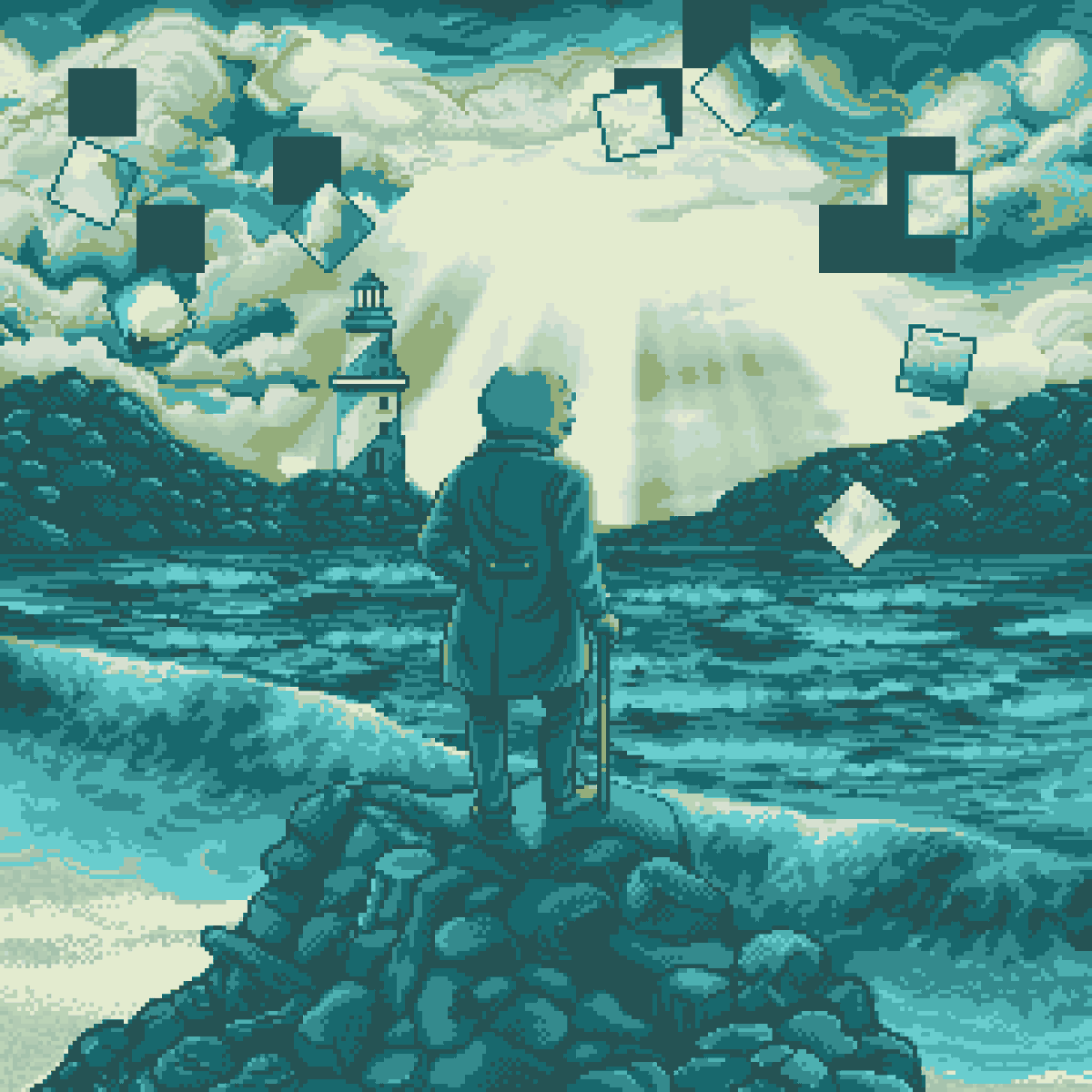 Day #781: the sky is falling!
Yesterday I helped draw Pepe standing in the middle of the canvas.

Open Mint 13 Hours Left on <a href="/basepaint_xyz/">BasePaint</a> 
basepaint.xyz/mint