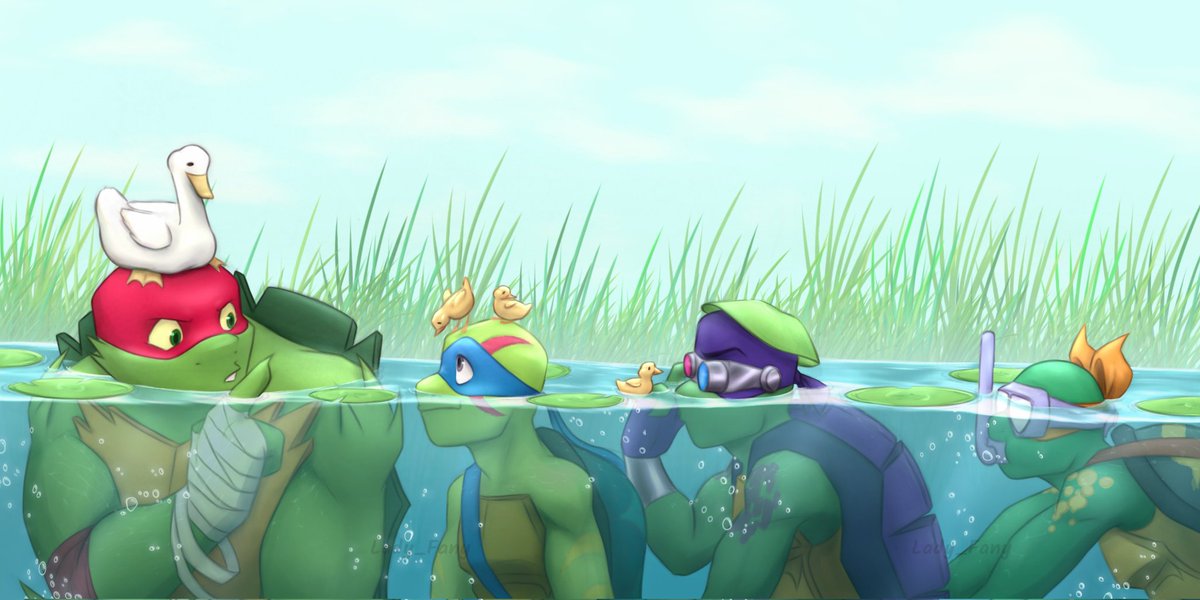 Lady_Fanny04's tweet photo. Dejo aquí un dibujo de hace un tiempo
Simplemente ellos con patitos 😚

#rottmnt https://t.co/5TYnsuG9RK