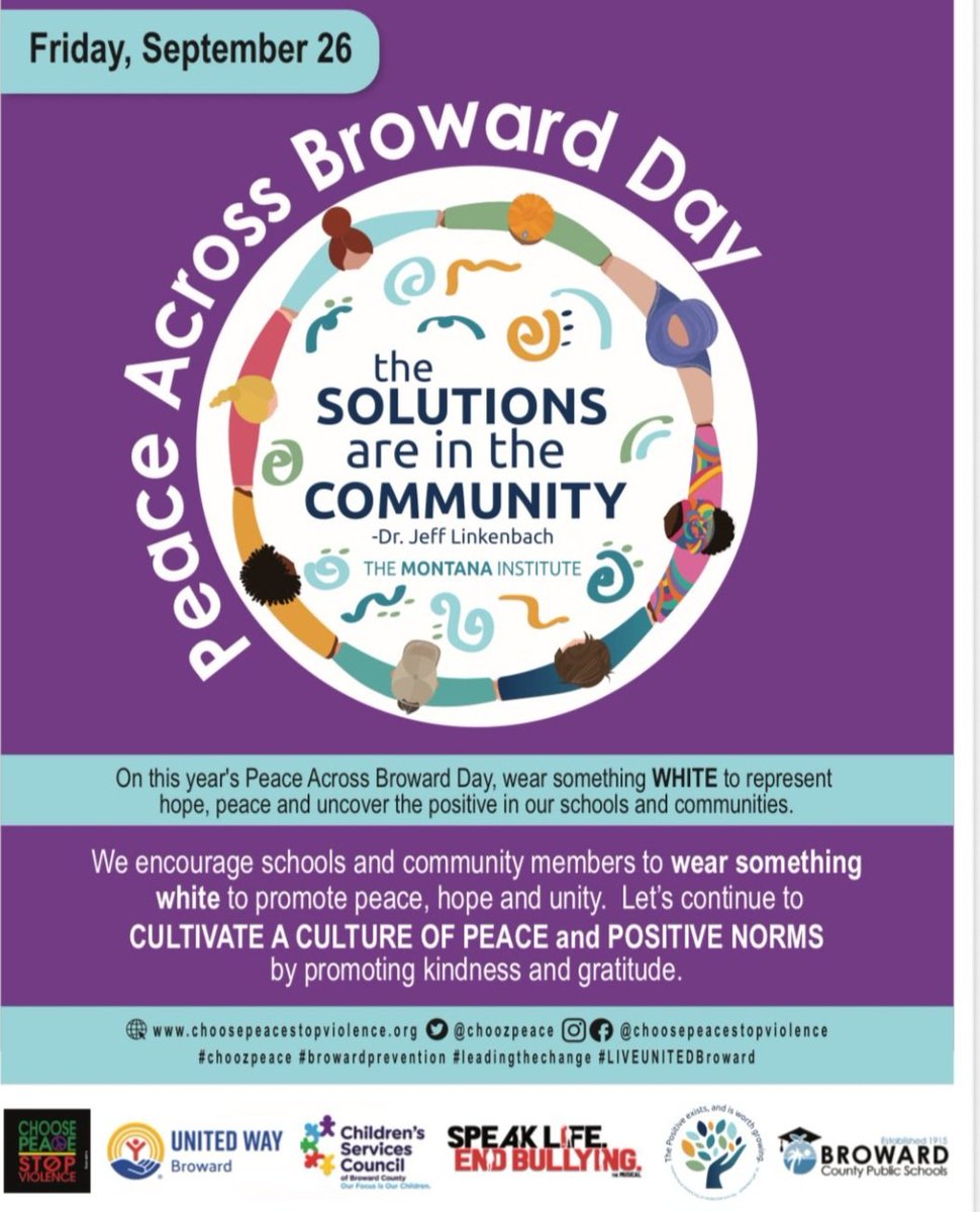 LCMS_MS's tweet image. Peace Week @LCMS = smiles, laughter &amp;amp; soooo much fun! Our 🦁s spread kindness, celebrated peace, and showed what teamwork is all about.✌🏼☮️@lcms_principal @AP_NEWELL @TraciAveni 
@DoryVegaRodrig1 @bcpsnorthregion @CSCBroward @ChoozPeace @UnitedWayBC
#PeaceWeek #LionPride