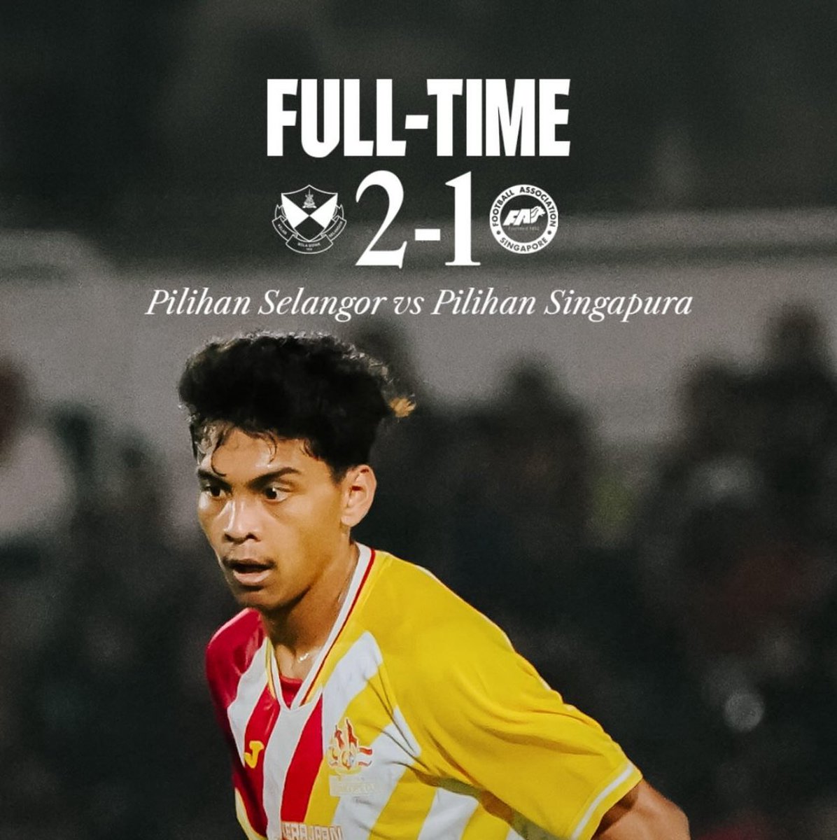 Great victory , one Sultan Cup in the pocket . Congratulations to the players and staff. Well done Selangor FC