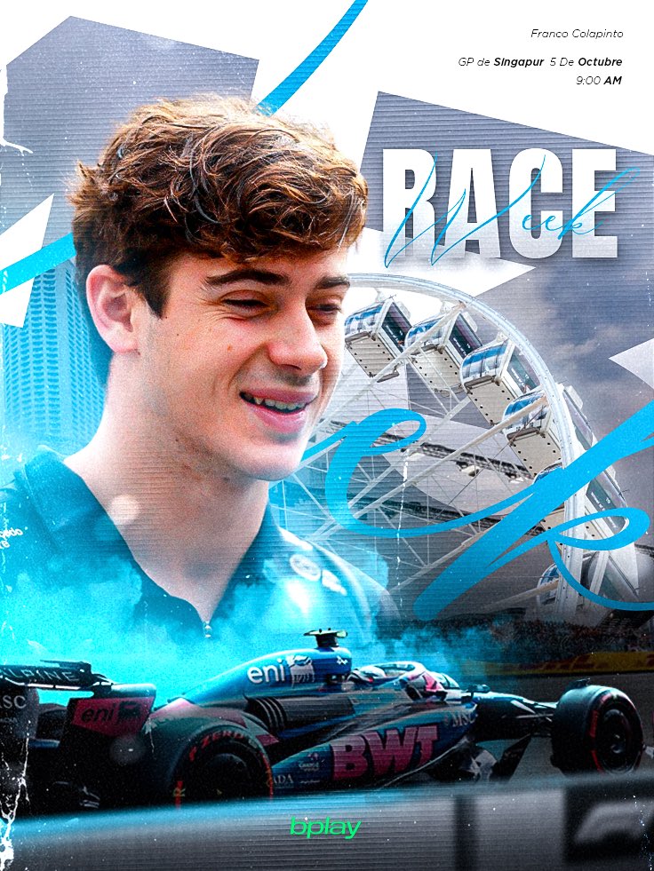 ¡ES RACE WEEK, VOLVIMOS! 

SE VIENE SINGAPUR 🇸🇬