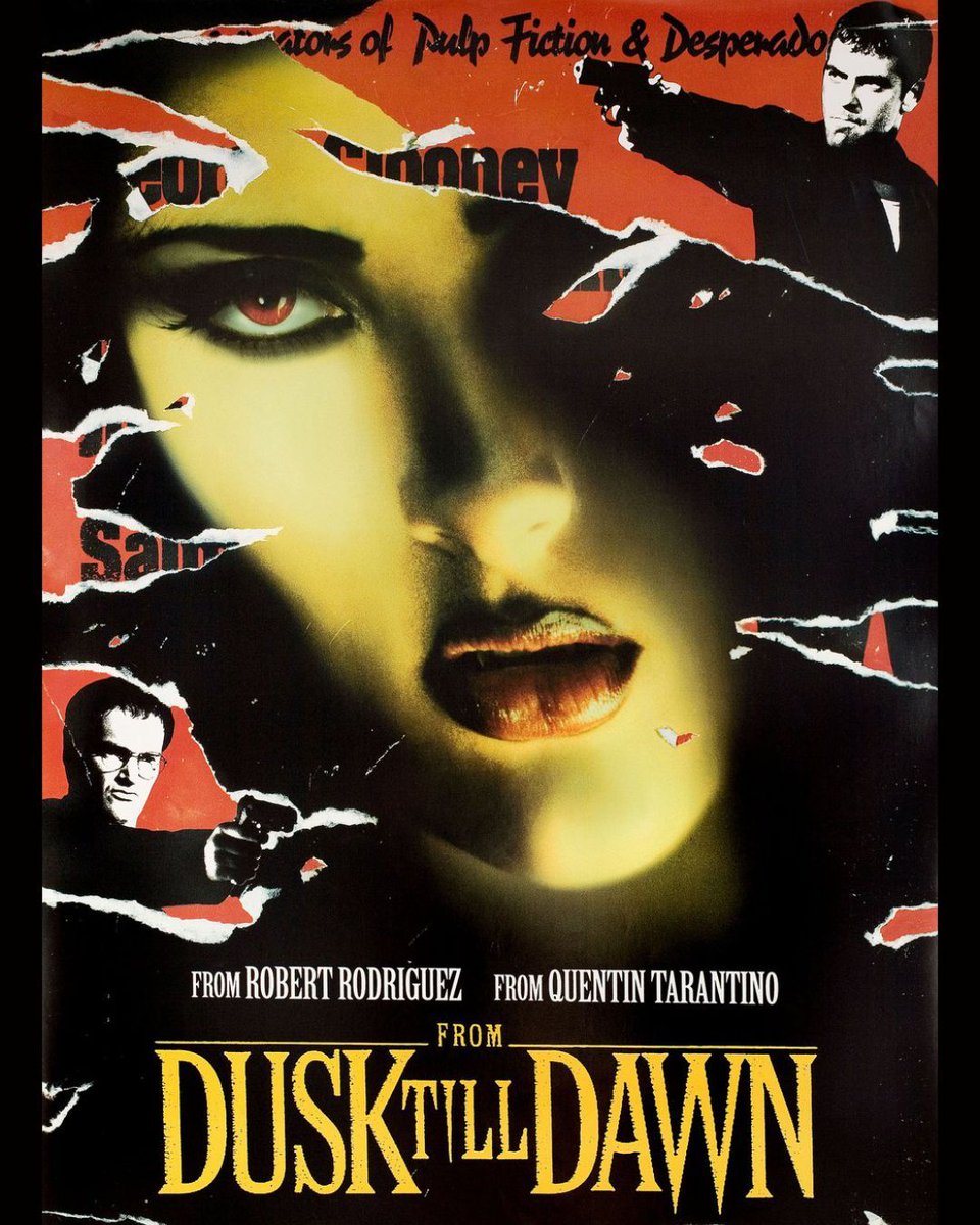 newbeverly's tweet image. Robert Rodriguez’s FROM DUSK TILL DAWN (1996) screens in 35mm every Friday at midnight this October. Catch it October 3rd, 10th, 17th, 24th & 31st.