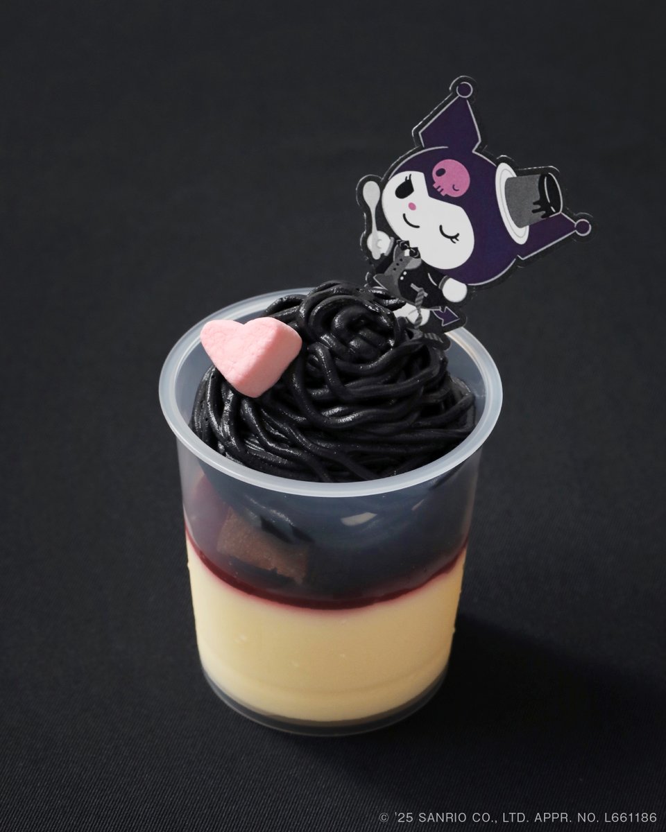 ハートのマシュマロがポイント♡ˎˊ˗ 『クロミのときめき♡プリンパフェ